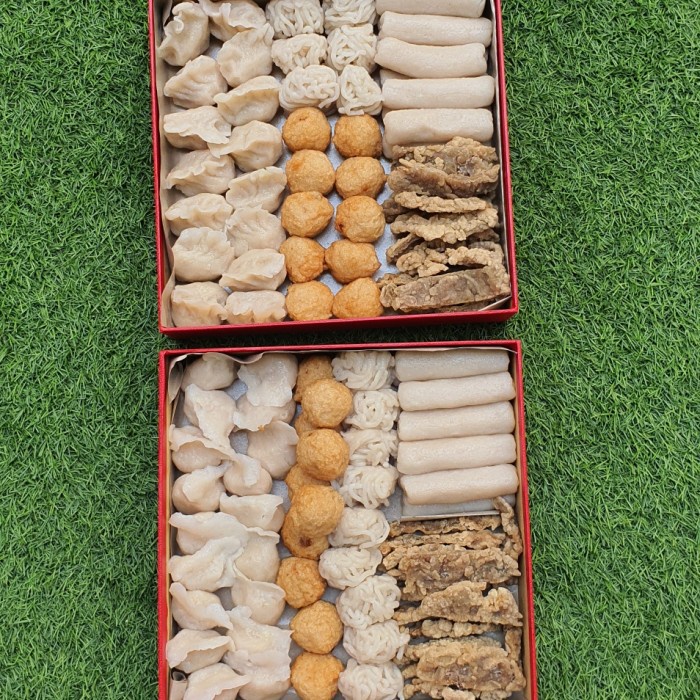 Promo Terbatas Paket E: 60 Pcs + 2 Kapal Selam + 1 Lenjer Jumbo Pempek Ikan Belida Aman