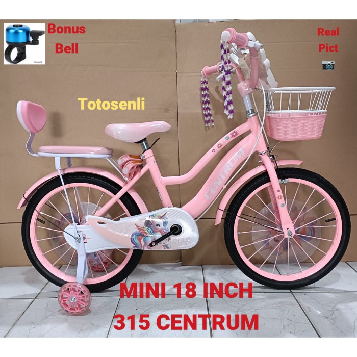 sepeda anak perempuan 18 inch centrum 315 / mini anak 18 centrum 315 Kode 1292