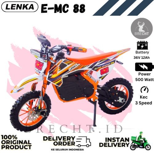 Mini Motor Trail Elektrik Listrik Lenka EMC 88 Trail Electric E-MC 88 Kode 245
