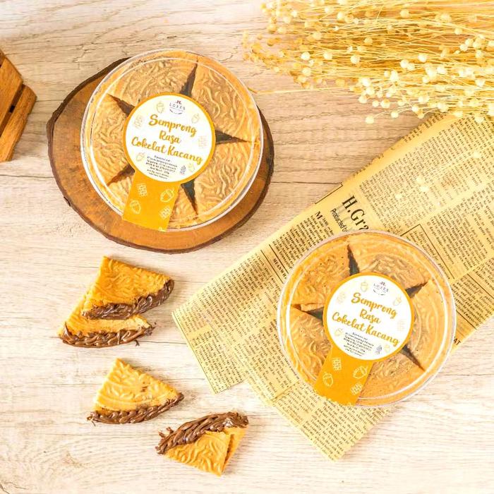 

Kue Kering Enak Semprong Coklat Kacang Cemilan Murah Kekinian Loves Semprong - 12 Varian Rasa
