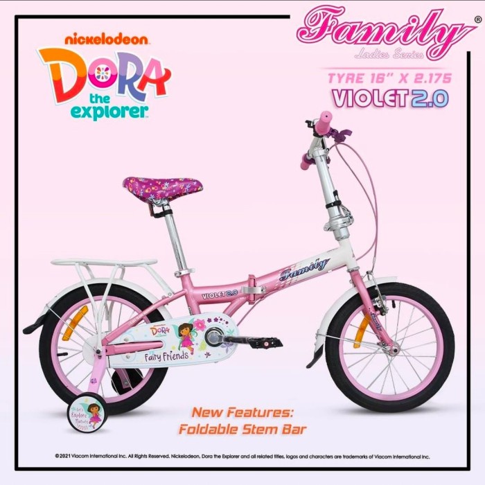 Sepeda Lipat Anak 16 inch Family Terbaru Kode 1111