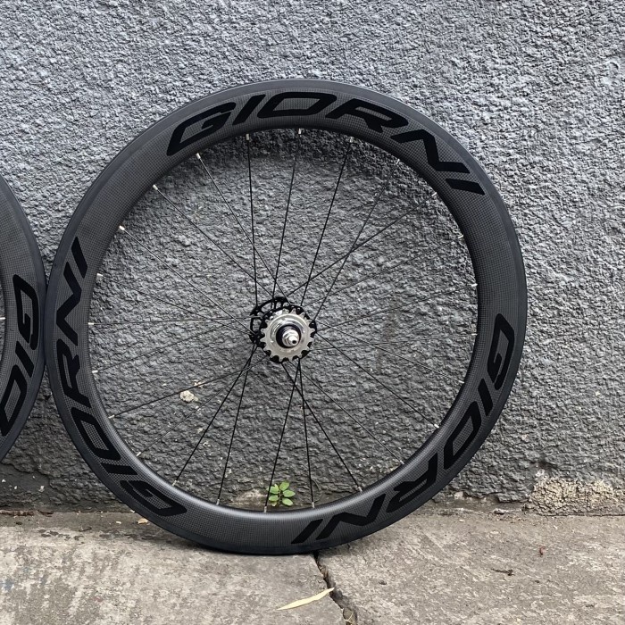 Limited Belakang Saja Wheelset Giorni Fixie Single Speed Carbon Hub Giorni