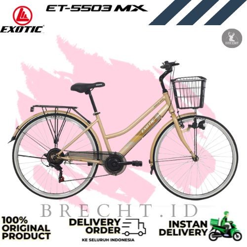 Sepeda Mini Keranjang CTB 26 Inch Exotic ET 5503 MX Hi Teen Steel 7 S Kode 302