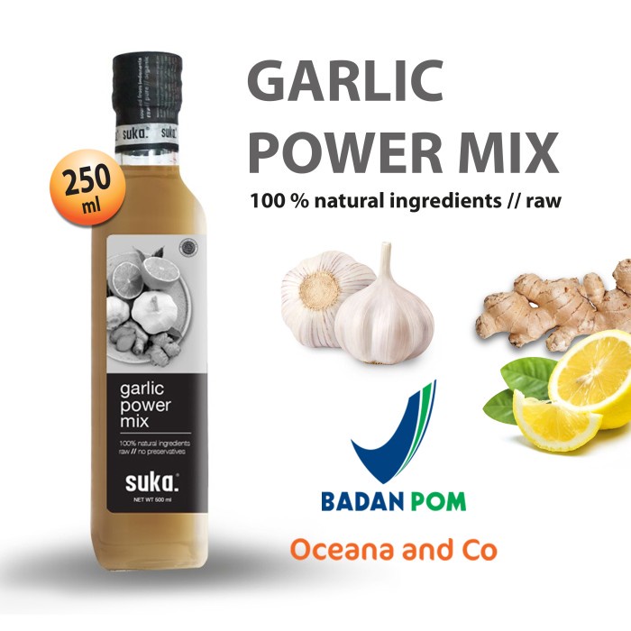 

Suka Organic Garlic Power / Jus Bawang Putih Herbal 350ml