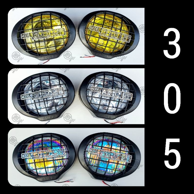 Termurah [Isi 1 Buah] Lampu Sorot La 305 Variasi Truck Bumper Tanduk Atap Mahkota Truk