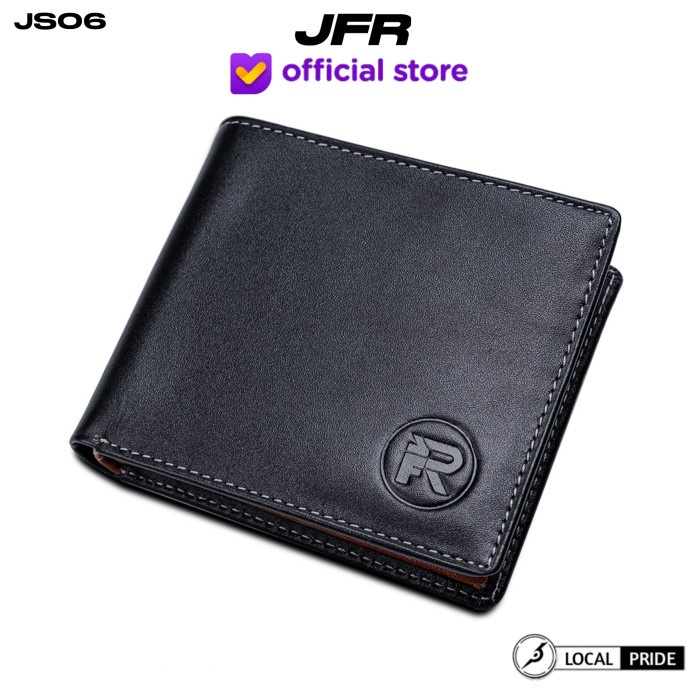Dompet Kulit Pria JFR JS06 Dompet Pria Kulit Sapi Asli Dompet Pendek