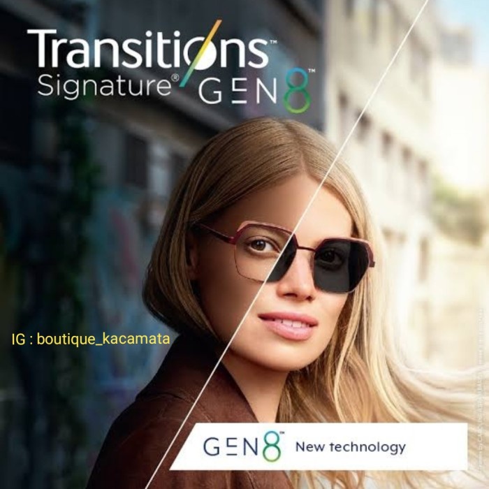 *TOP* LENSA KACAMATA ESSILOR FSV AIRWEAR 1.59 AS TRANSITIONS SIGNATURE GEN 8