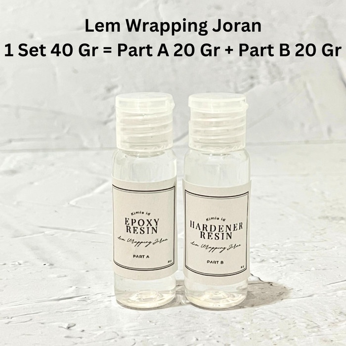 Lem Epoxy Resin Include Hardener - Lem Wrapping Joran Bening - Resin Joran