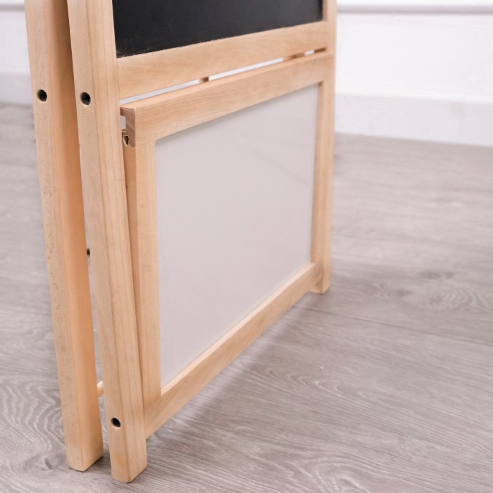 

[tmr] - Wooden 2in1 Magnetic Board/Papan tulis lipat 2in1