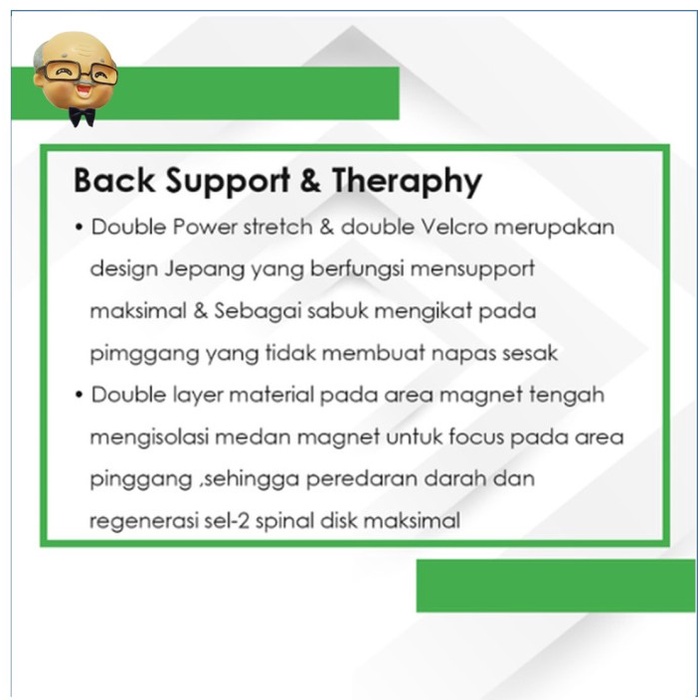 Dr Hoom Back Support Therapy, Terapi Pinggang Belakang