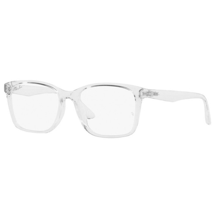 *TOP* RAY-BAN FRAME SQUARE RX 7059D 2001 55 TRANSPARENT