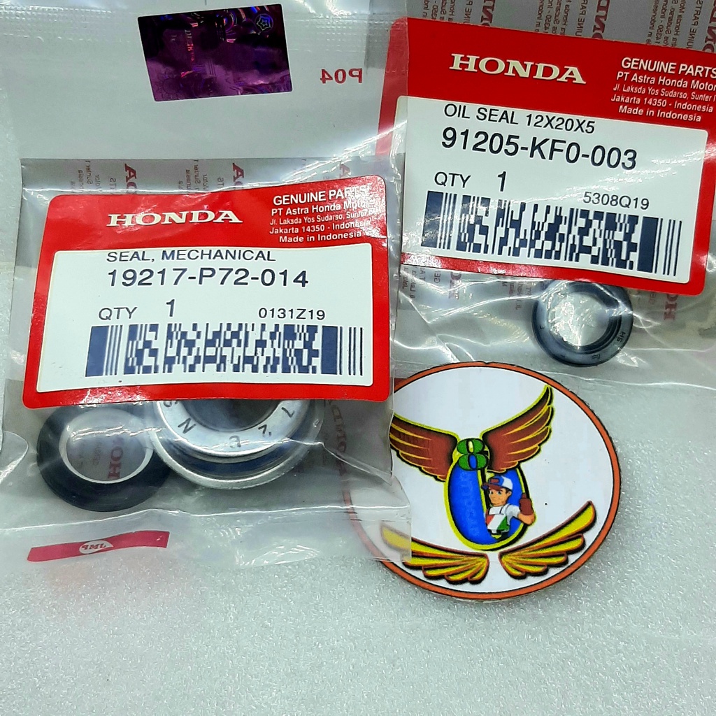 Seal Water pump Mechanical CB150R CBR150R Sonic Cs1 Set 19217 P72 014
