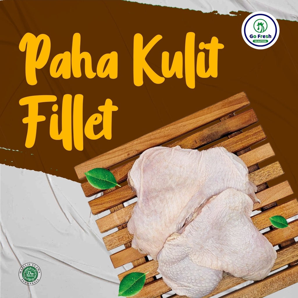 

Boneless Paha Ayam Kulit Fillet 1kg Frozen