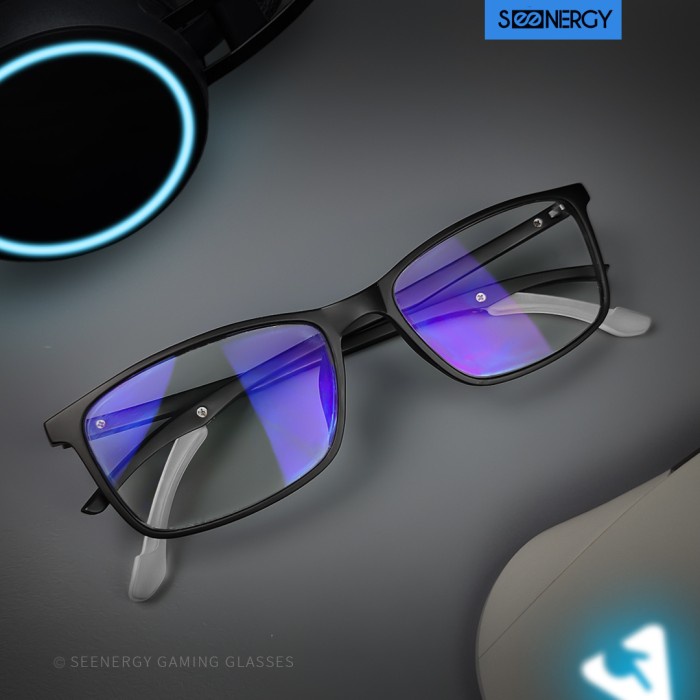 *TOP* SEENERGY KACAMATA GAMING ZEUS MIDHNIGHT BLACK