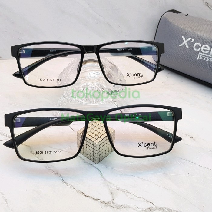 *TOP* KACAMATA PRIA XCENT 18200 NEW SIZE 61MM SUPER LEBAR JARANG ADA