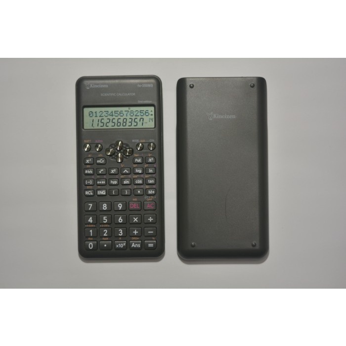 

Jual [READY] KALKULATOR SCIENTIFIC ILMIAH SIN COS TAN 350MS 2ND KINCIZEN LIKE CASIO