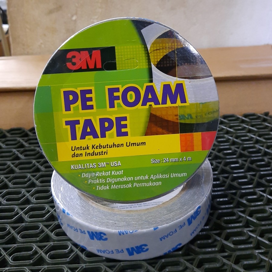 

DOUBLE TAPE BUSA 3M PE FOAM TAPE 24mm 4m ORIGINAL