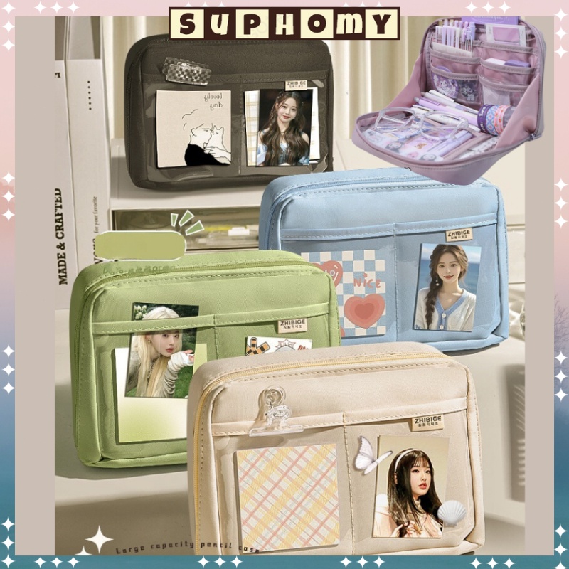 

Pencil case Tas PenaTempat Pencil Tas Pensil kotak pencil tempat alat tulis 90 kapasitas besar