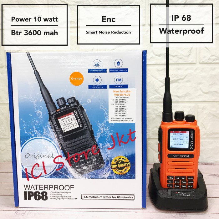 Bagus Ht Weircom Wr 88 Plus Original / Ht Weircom All Band