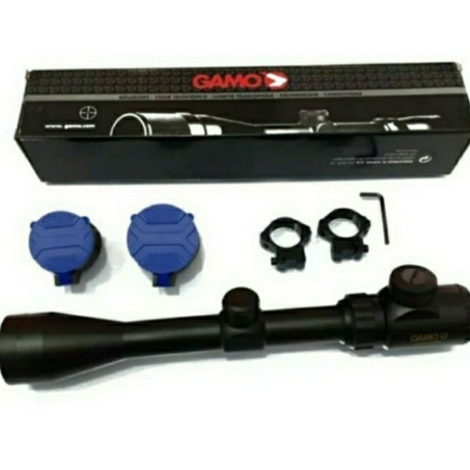 TERMURAH Telescope Gamo 3-9x40 Tutup Flip