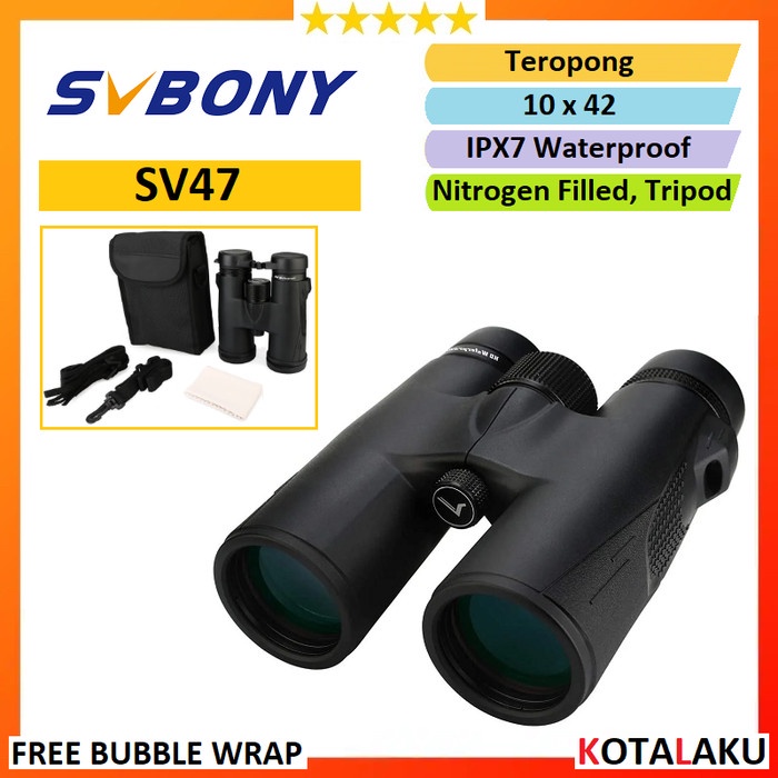 JUAL Teleskop Telescope Teropong Binoculars SVBony SV47 10x42 AI449