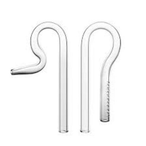 JTTOP" MINI GLASS LILY PIPE MINI BUKAN SKIMMER STAINLESS