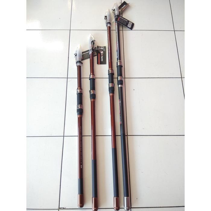 Terbaru Joran Pancing Surf Antena Sabpolo Amber Jack 270 300 360 390 420 450 Bahan Carbon Packing