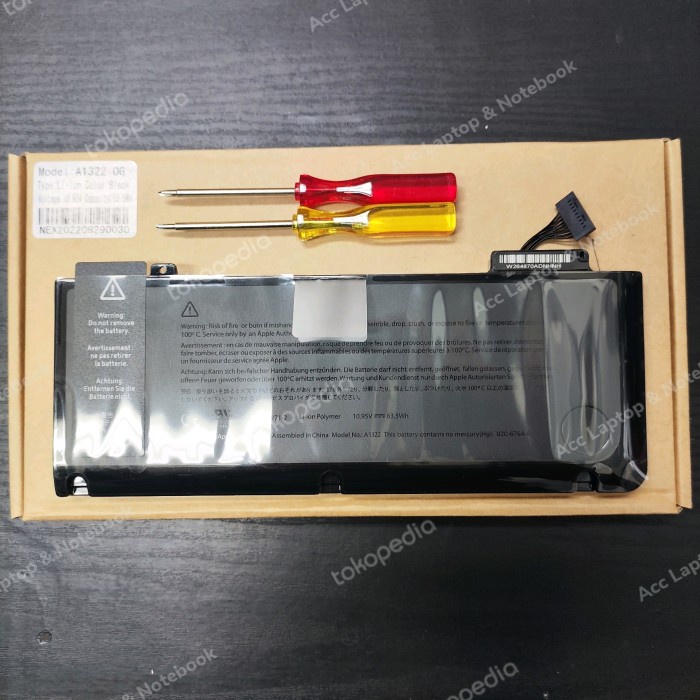 ORIGINAL BATERAI MACBOOK PRO 13' MC700 MC724 MD101 MD102 MD313 TERMURAH