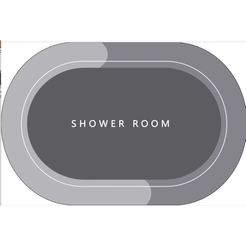 PROMO GILA Sunly KKP003 Keset Kaki (Kemasan Plastik) Bahan Diatomite Anti Slip Simple Polos 40x60CM