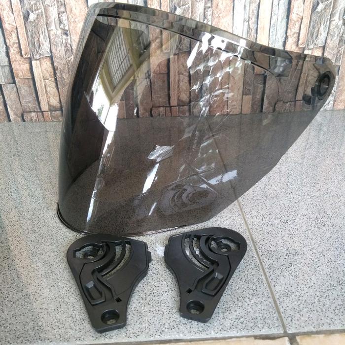 (GHF) Kaca Helm MLA J5 MLA carberus Smoke Bening Visor Helm MLA all varian Visor Helm MLA J5 dan MLA