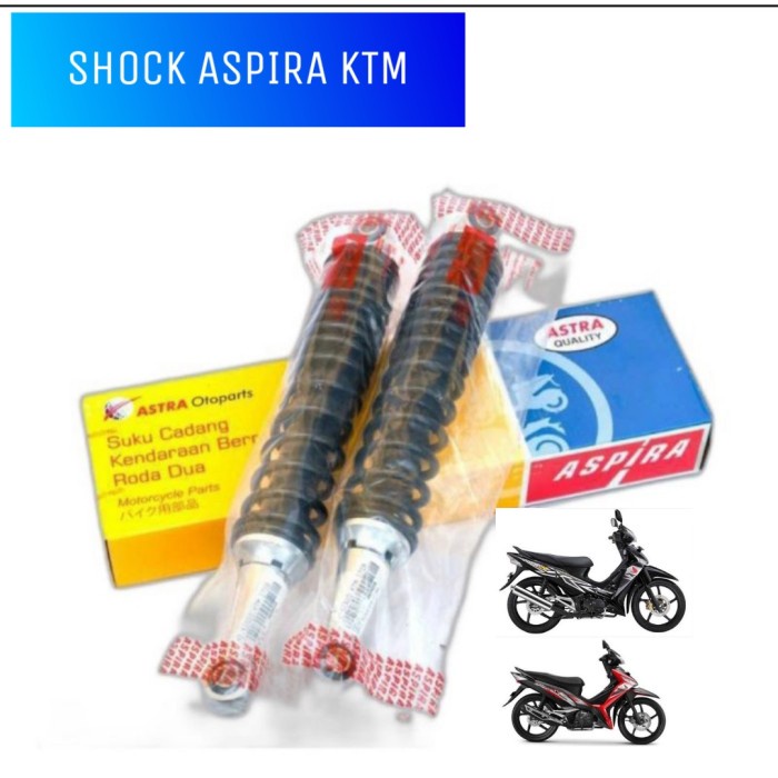 SHOCKBREAKER SHOCK BELAKANG ASPIRA KTM ORI MOTOR HONDA SUPRA X 125 FI