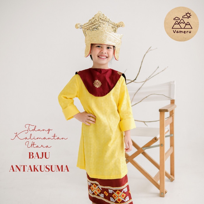 BAJU ADAT TIDUNG PEREMPUAN KALIMANTAN UTARA ANAK