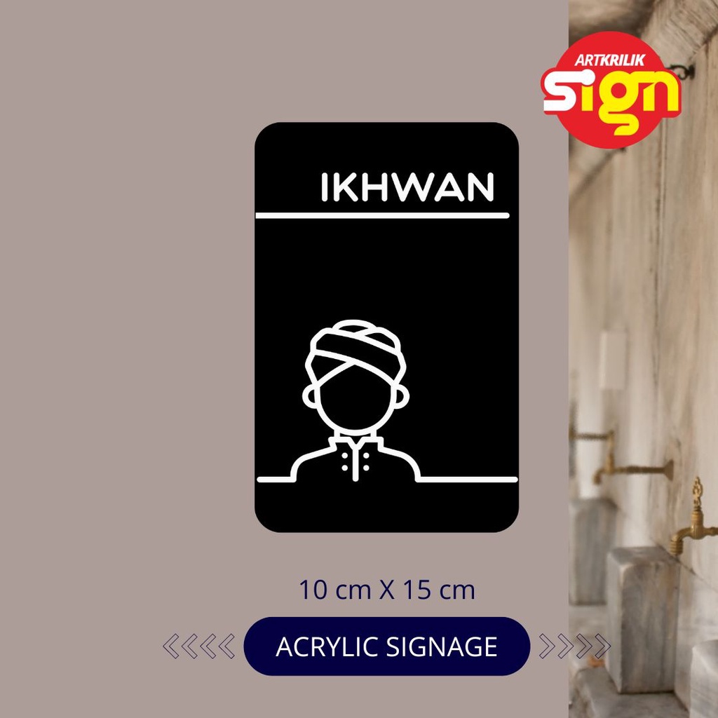 

{{ Acrylic Signage Modern Minimalis ukuran No Smoking Area No Pet Allowed 10 x 15 Bisa Custom