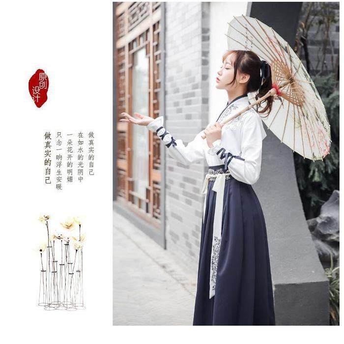 HEMAT CC-127 hanfu unisex wanita pria baju tradisional cina han yukata kimono warrior cosplay kostum
