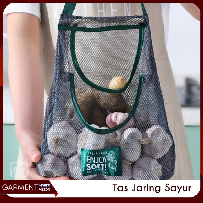 TERMURAH Keranjang Bawang Gantung Tempat Bawang Gantung Estetik Tas Jaring Belanja Sayur Buah