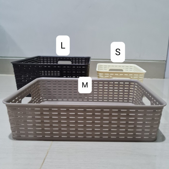 BERGARANSI KERANJANG NAMPAN SERBAGUNA DOROTA GREEN LEAF 3302 3303 3304 CONTAINER