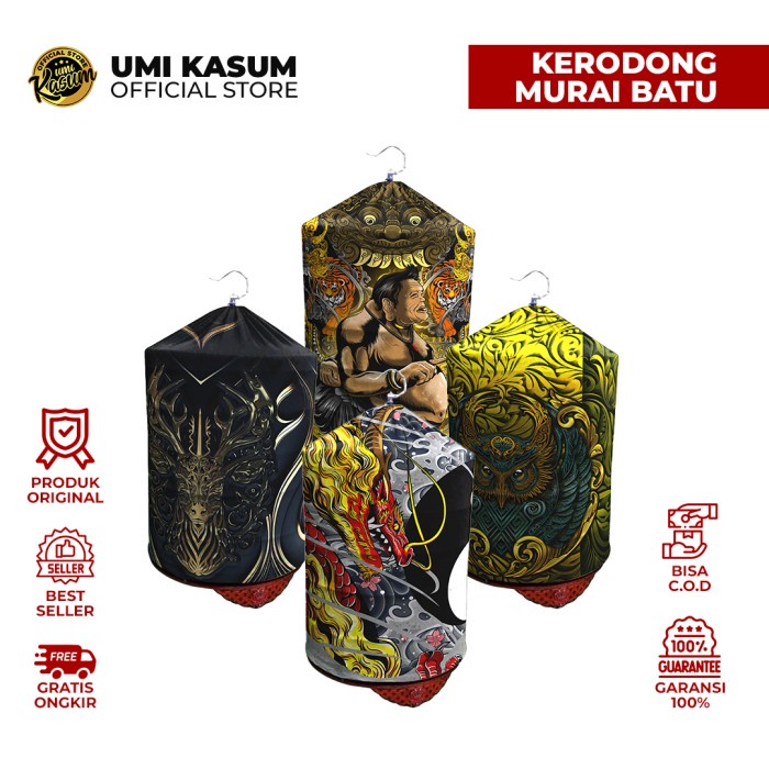 Kerodong Murai Batu Double Layer Umi Kasum Kerodong Bulat Motif 20