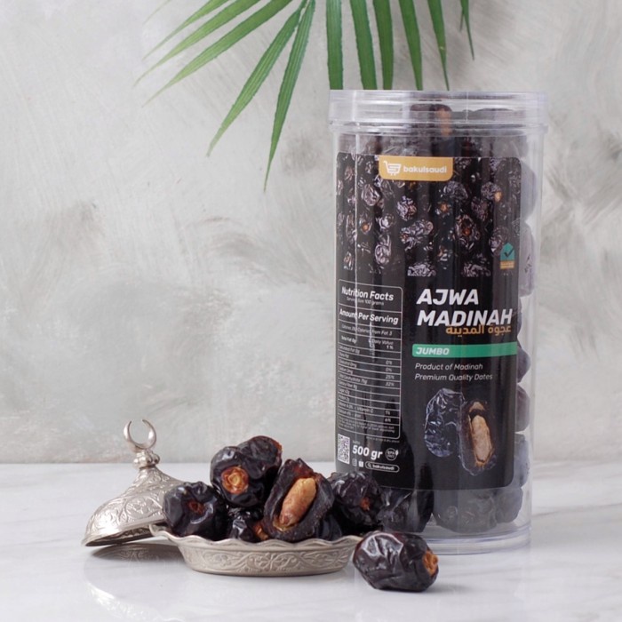

Kurma Ajwa Madinah Jumbo Premium VIP Asli 100% Grade A Nabi Azwa Ajwah
