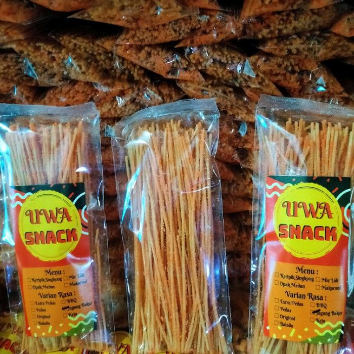 

Mie lidi 40gram Paket 30pcs Uwa snack