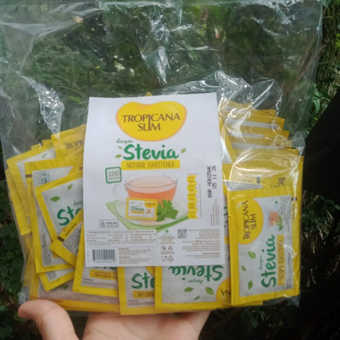 

gula tropicana slim stevia isi 100 sachet