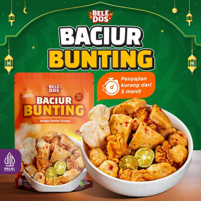 

Beledos Baciur Bunting 250 Gram dengan Sambal Taichan