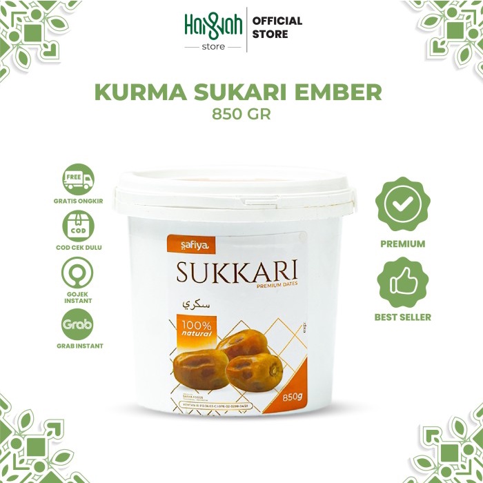 

Kurma Sukari Ember 850gr