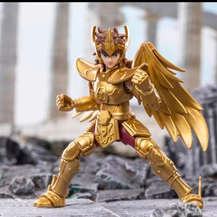 Terbaru Blokees Original Open For Check Blind Box Sagitarius Aiolos Gold Saint Saiya Figure
