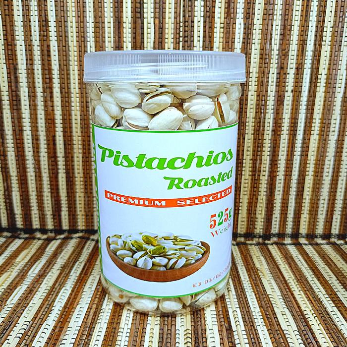 

terbaru !!! kacang pistachios 525 gr / kacang pistachio original roasted ready