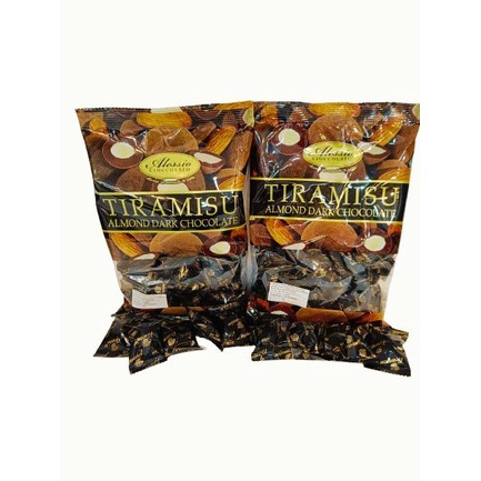 

terbaru !!! coklat alessio chocolate / tiramisu almond drak chocolate ready