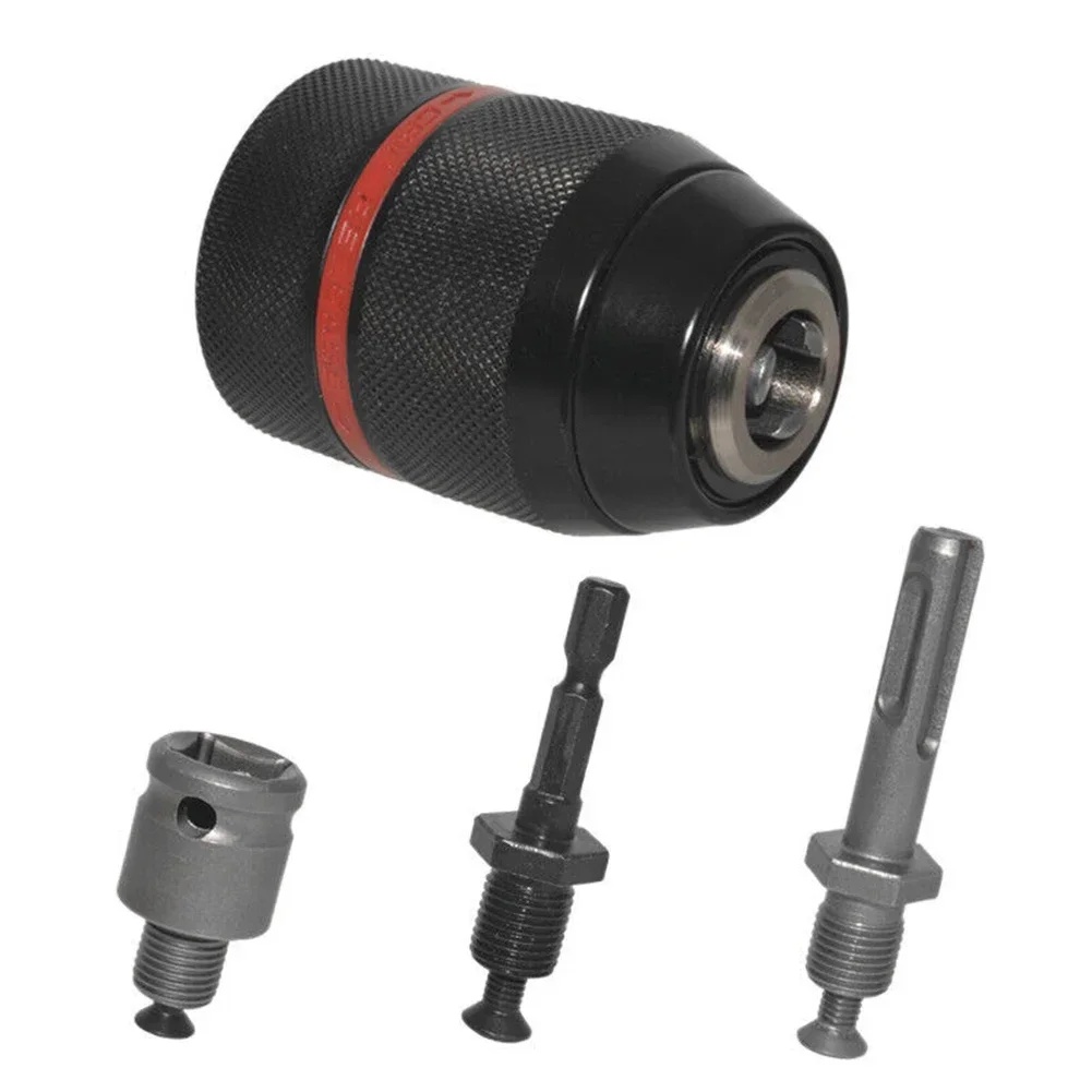 1/2-20UNF 13mm Keyless Drill Chuck Hex/SDS/Socket Bit Driver Converter Adapter Class 3 Jaw Design Ch