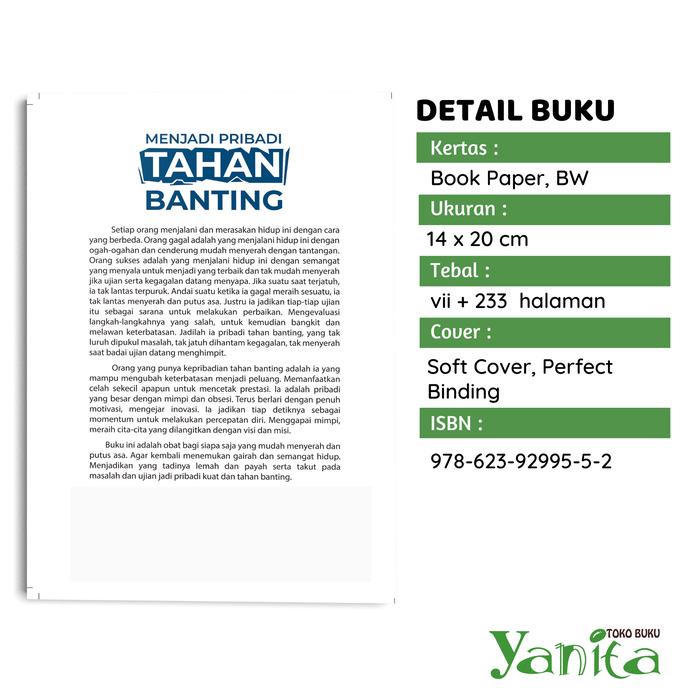 

Promo Paket Buku Motivasi Psikologi Menjadi Pribadi Tahan Banting, Rahasia Bersikap Tenang Dalam