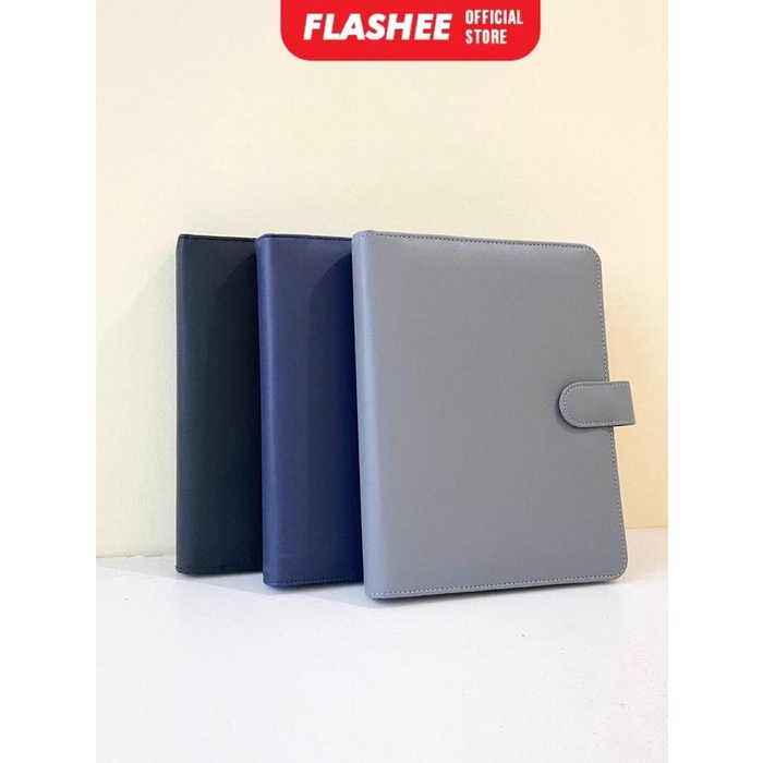 

Promo Flashee Binder Kulit Polos Eksklusif A5 20 Ring Buku Agenda Levi A5 Organizer Kulit Sintetis
