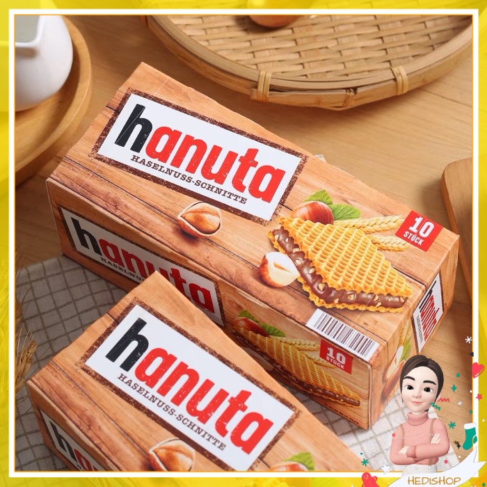 

FERRERO HANUTA WAFER ISI 10 PCS