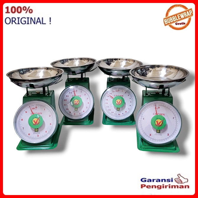 Timbangan Duduk Timbangan Buah 20 Kg Crown